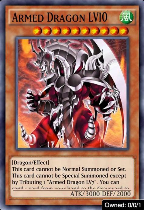 drago armato lv|armed dragon yugioh wiki.